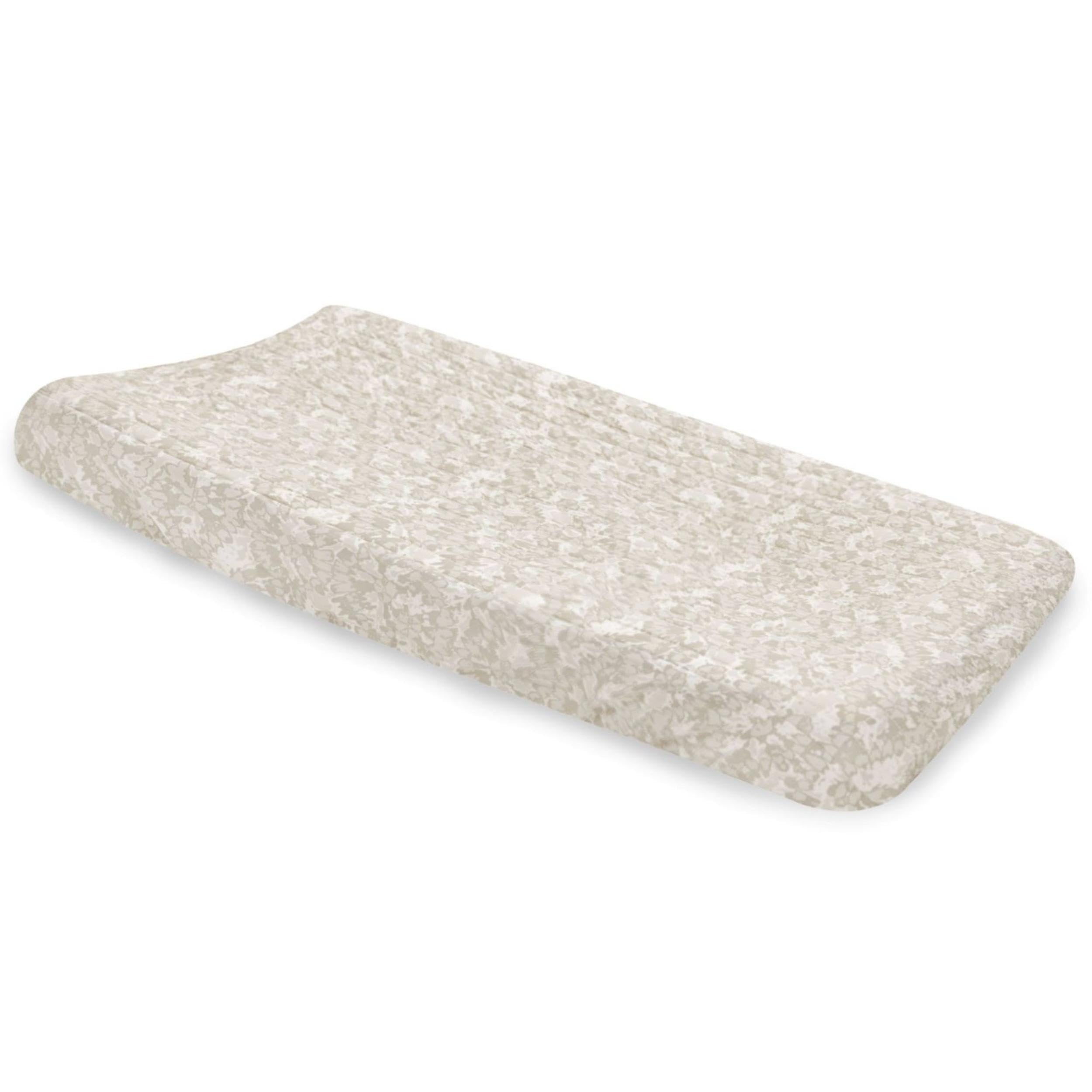 Crane Baby Changing Pad Cover, 100% Cotton Sateen Exterior Fitted Changing Pad Covers, Diaper Change Table Sheets, Soft and Breathable, Machine Washable Neutral Nursery Decor, Neutral Batik, 16" x 32"-image-33