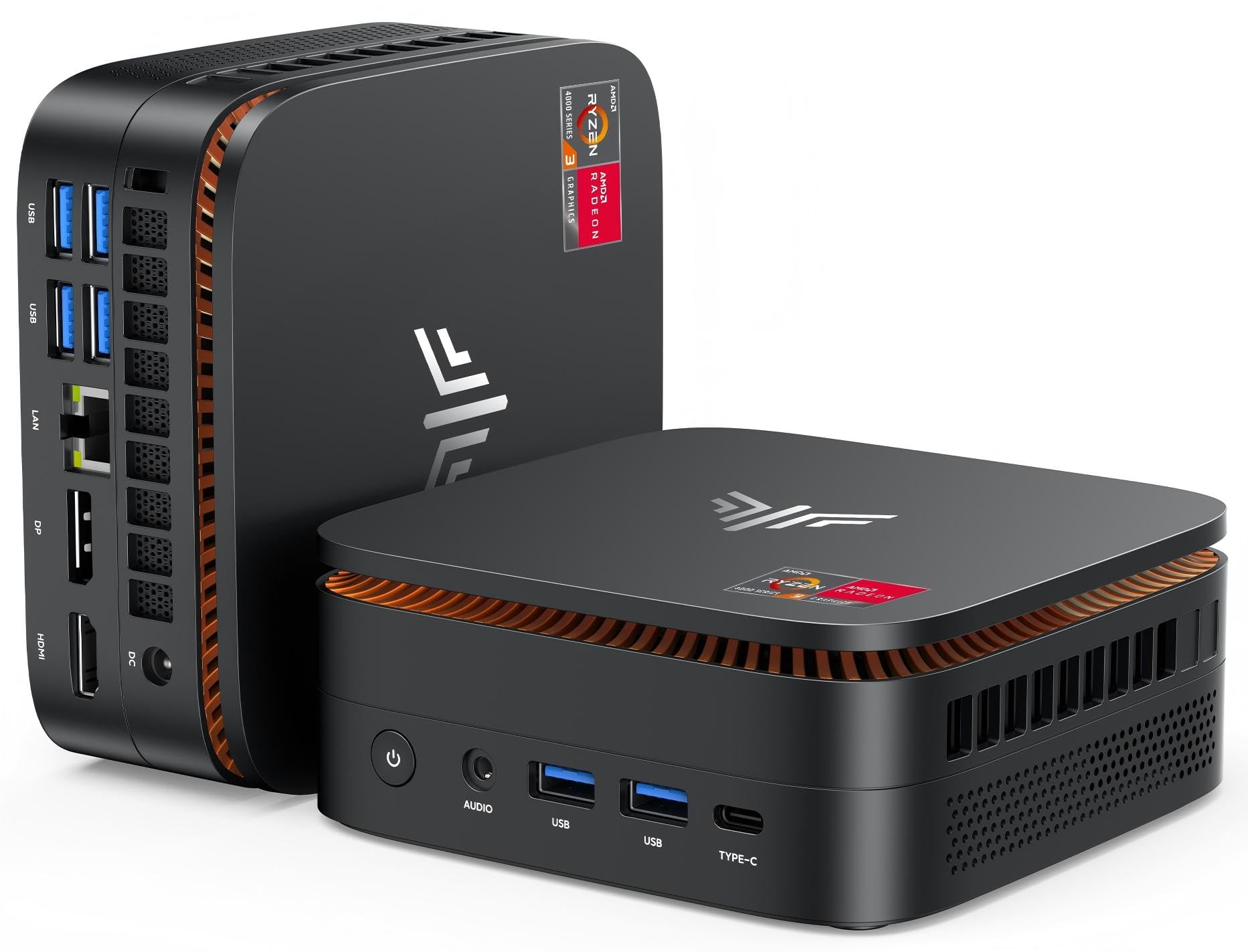 KAMRUI Pinova P1 Mini PC, W-11 Pro AMD Ryzen 4300U(Beat 3500U/N150/N95, up to 3.7GHz), 16GB RAM 512GB SSD Mini Desktop Computer Support 4K HDMI+DP+Type-C, Mini PC with Dual WiFi, Business Home Office