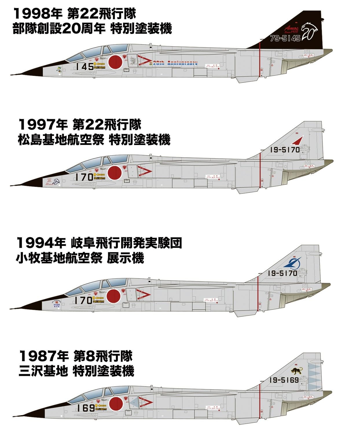 Amazon | プラッツ 1/72 航空自衛隊 T-2 後期型 '80-'90s スペシャル
