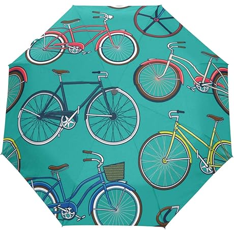 Bike Umbrella for Bicycle: Pop Bicycle Bike Travel Umbrella