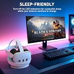 PRISMXR Carina D1 Magnetic Charging Dock Compatible with Meta Quest 3, Effortless Drop-and-Charge Station