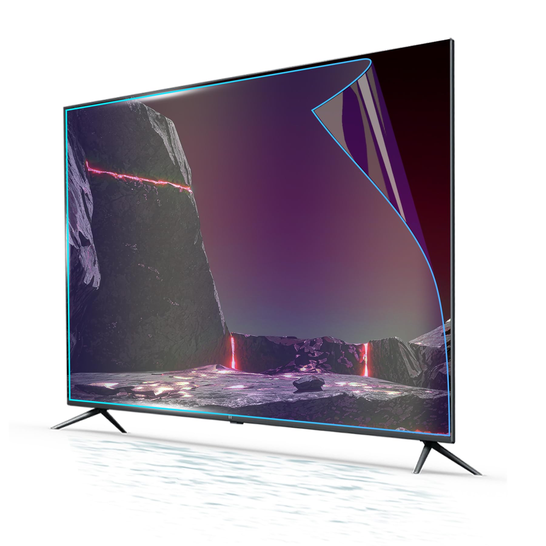Filtre lumière bleue pour TV 70 pouces fini les reflets