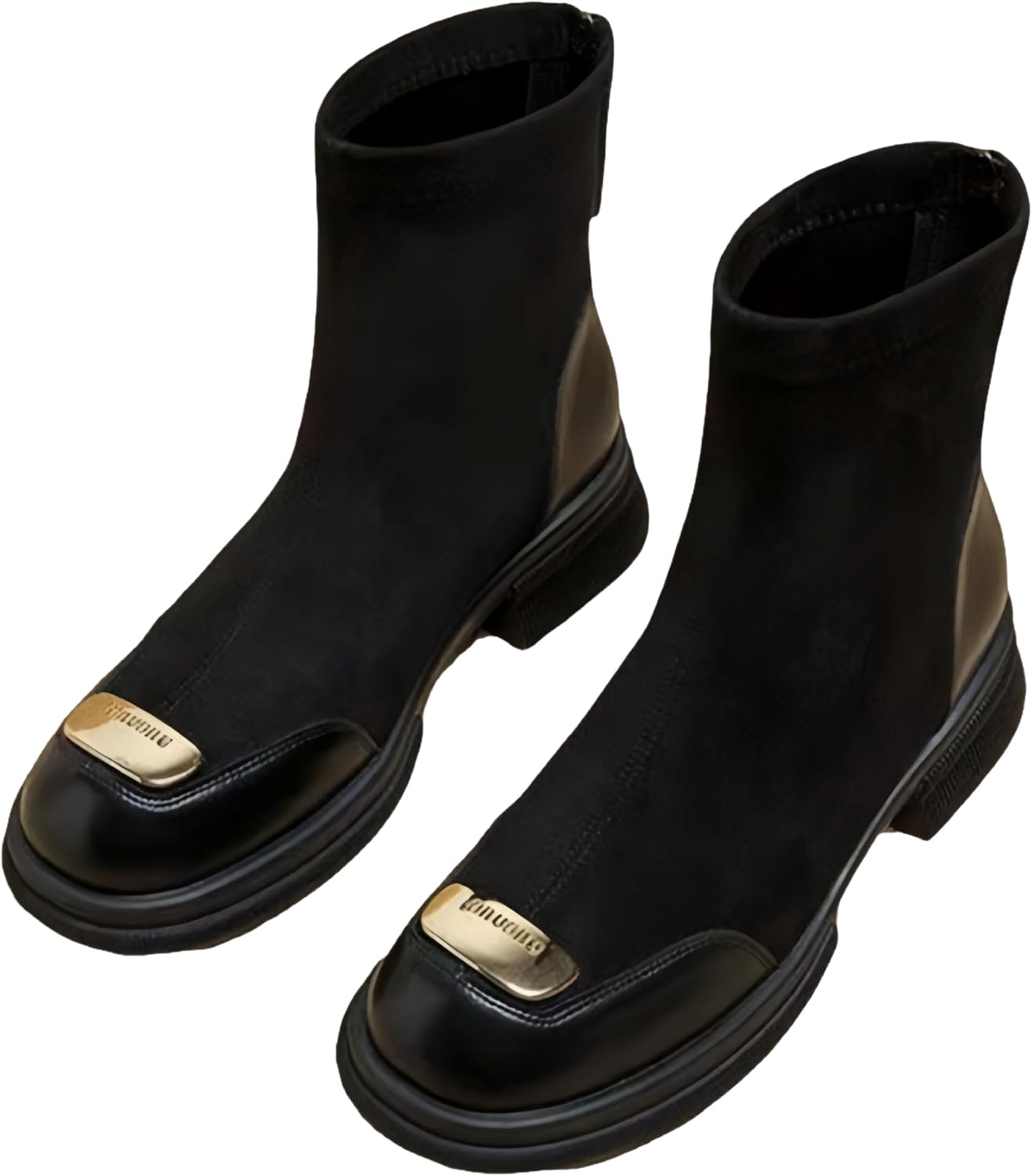 Women's fashionable thick-soled chunky boots - with a soft and seamless upper and an elegant, exquisite and anti-slip sole.