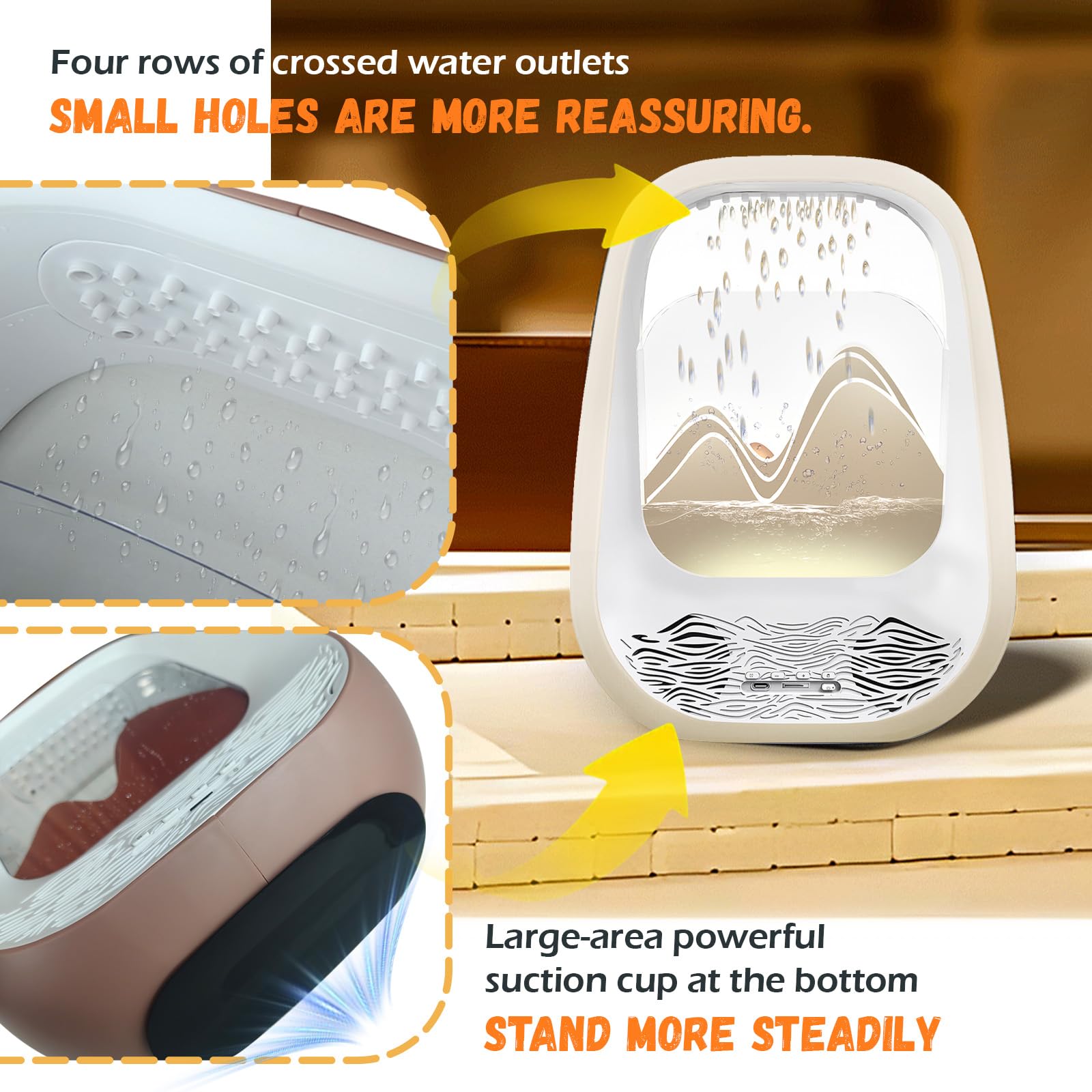 Máquina de ruido blanco de gotas de lluvia con humidificador y