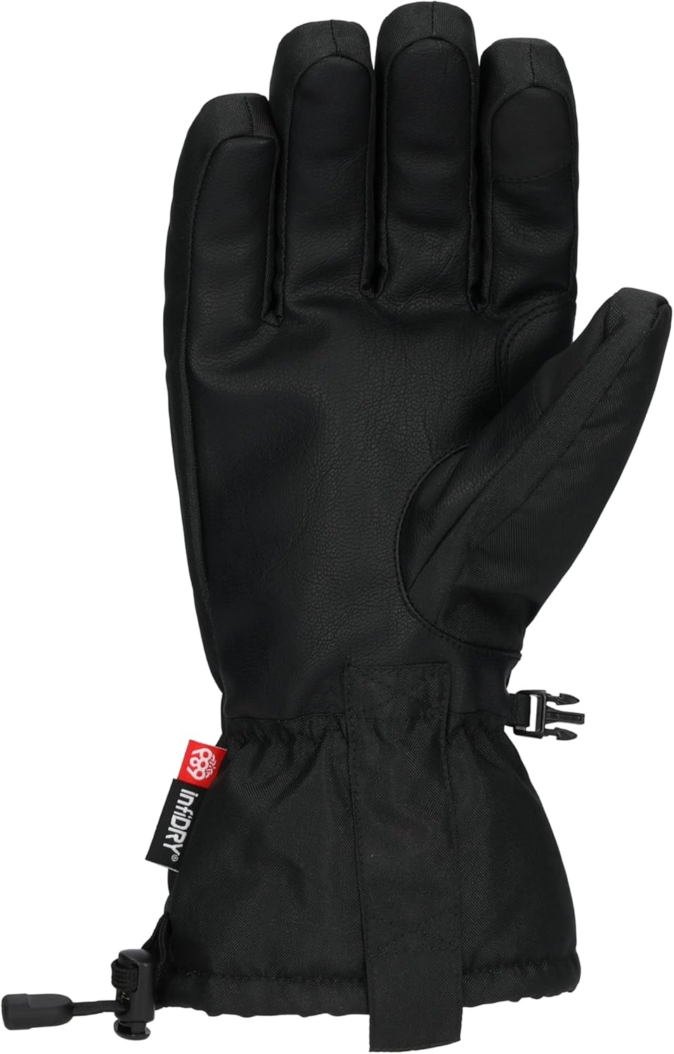 686 Men's Lander Glove - 10k Fabric, Accordion Stretch Panel, and Synthetic Leather Palm - Water & Weather Resistant