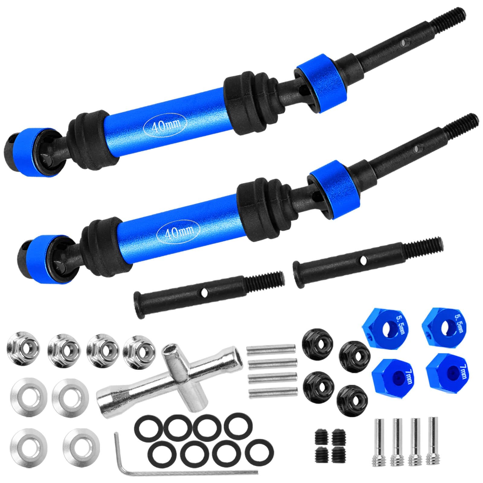 WoodChop☆BDZ-FT2000&DMR-BCW560&4CS100 Amazon.com: RCYouHott Steel #45 Rear Drive Shaft CVD