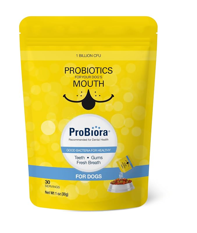 Probiótico em Pó ProBiora Health para Higiene Oral de Cães ProBiora3, 30 porções