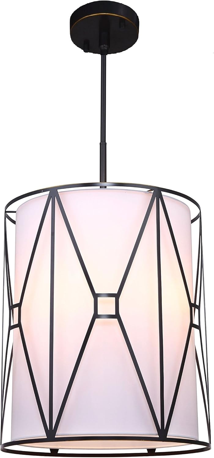 Woodbridge Lighting 17115BRZ-S117A2 Transitional 17115BRZ Regan 3-Light Foyer