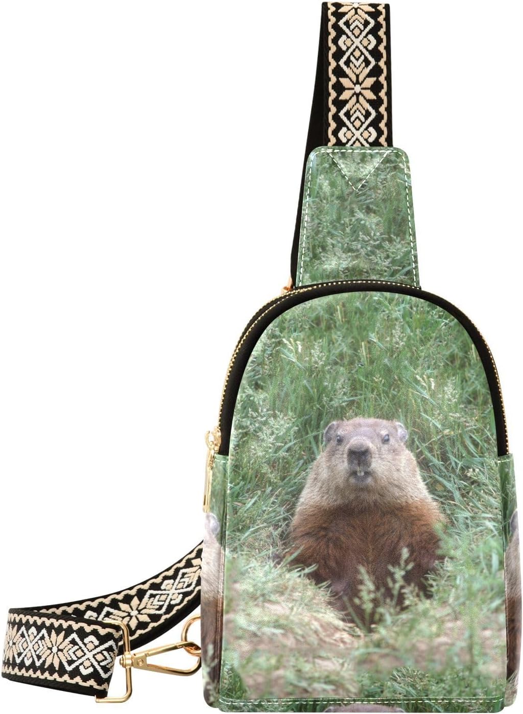 Printing Small Crossbody Sling Bags Chest Bag for Women Fanny Packs Purses