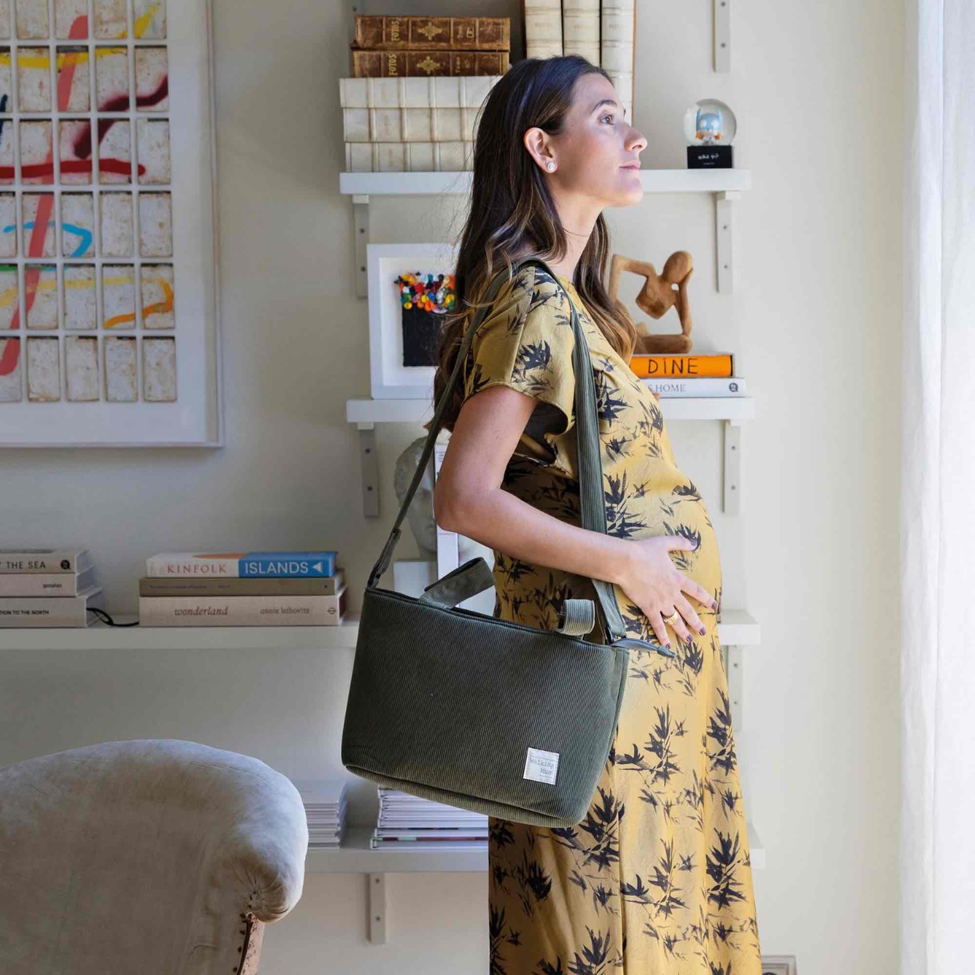 Walking Mum BOLSA CANASTILLA PANA GALA MINT