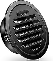 Vista 9 de Zonon 12 Piezas Rejillas de Ventilación de Sofito de Acero Inoxidable de 4 Pulgadas Redondas Cubierta de Ventilación de Secadora con Pantalla