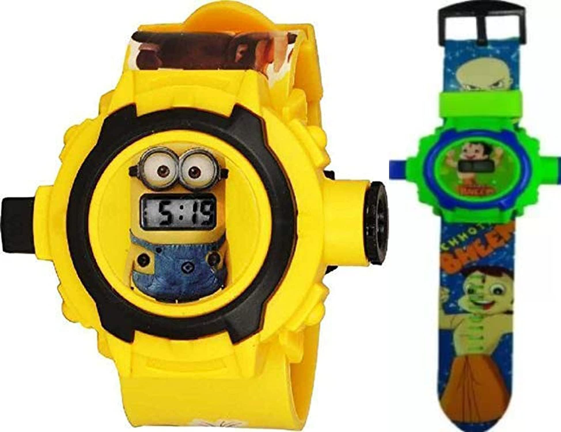 Urban Creation Combo Pack of 2 Watches, 24 Images Projector Digital Toy Watch for Kids Series 20