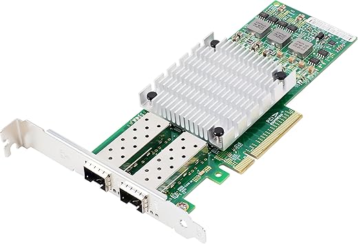 Millennium Technology 10Gb Broadcom chipset NIC Dual SFP+ Port Ethernet Converged Network Adapter PCIe x8 with Broadcom BCM57810 Chipset