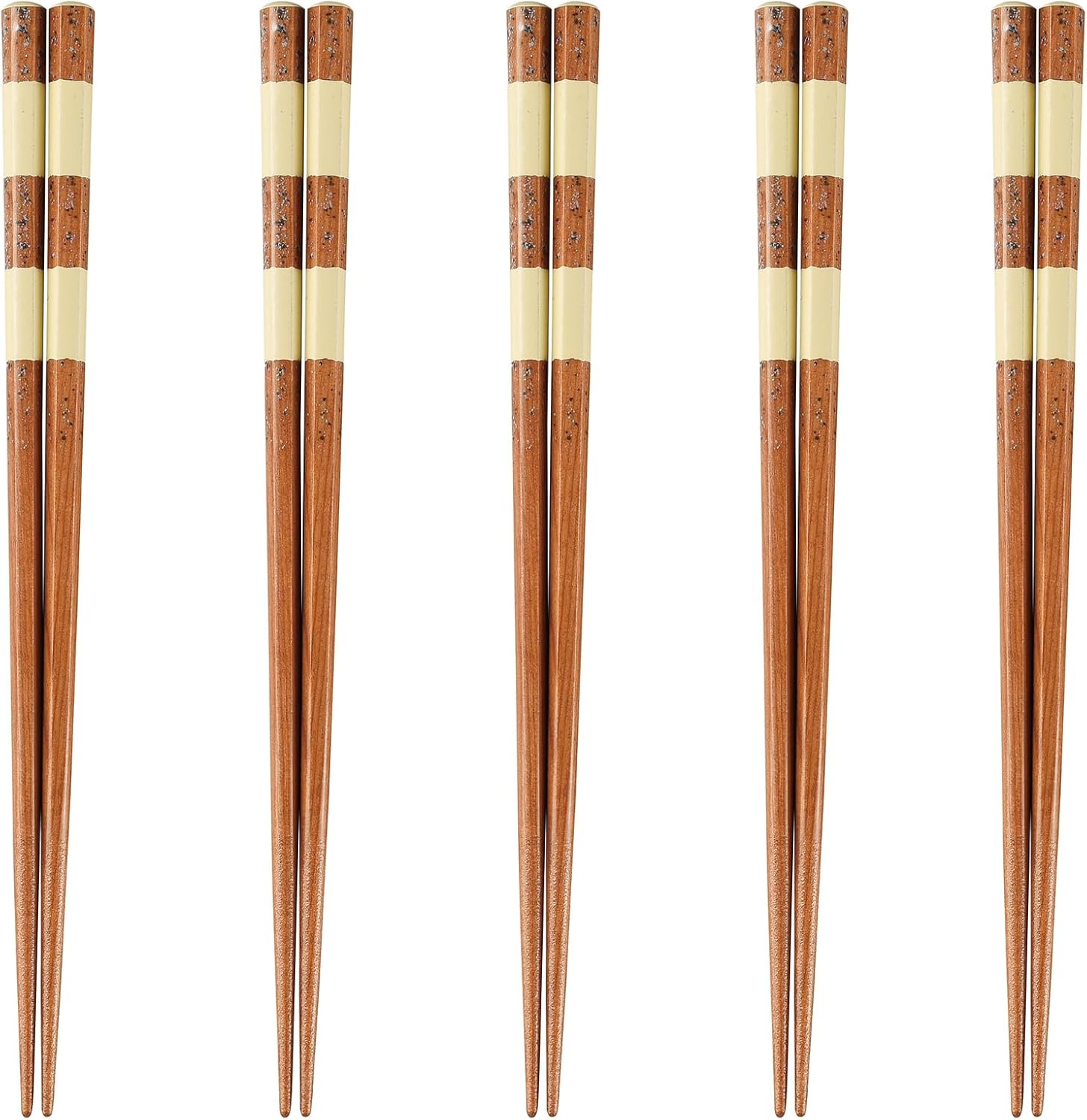 J-kitchens PID590340 Japanese Chopsticks, Set of 5 Pairs, Material: Wood, Chopsticks, Made in Japan