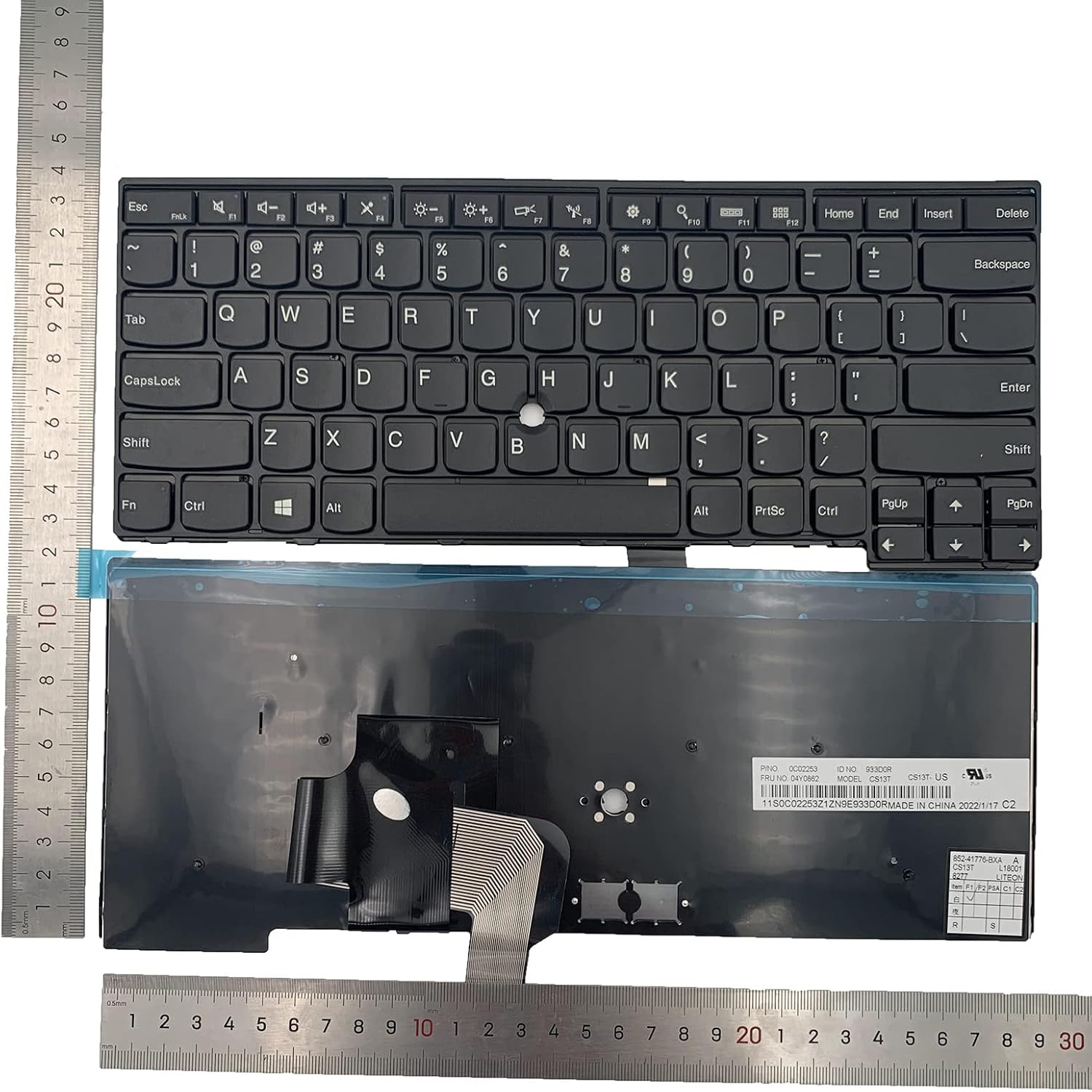 Laptop Replacement US Layout Keyboard for Lenovo Thinkpad T440 T440P T440s T431 E431 L440 T450s L440 L450 L460 L470 T431S T450 e440 e431S T460 Series（Without Red Pointer）