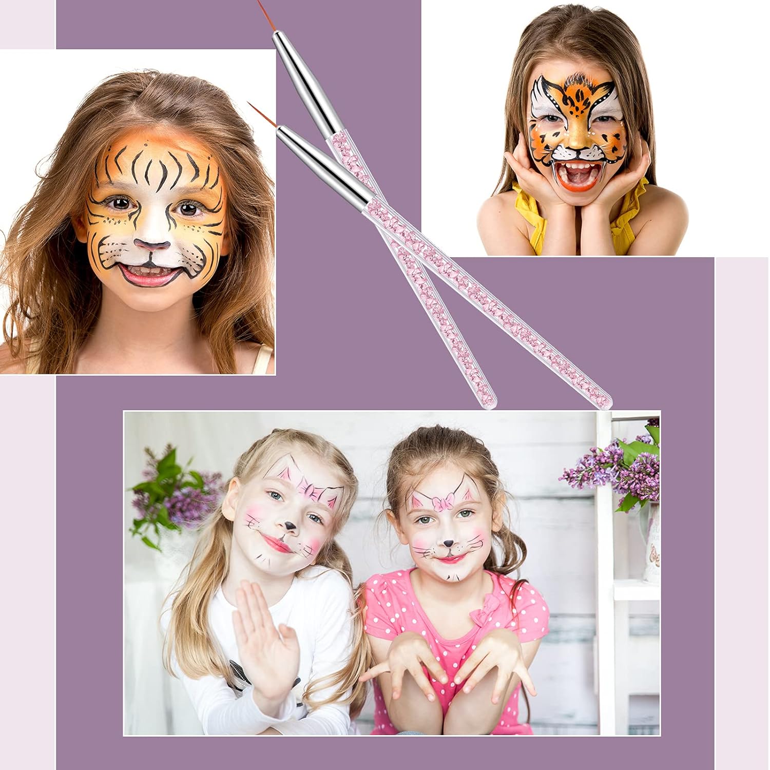 6 Pieces Fine Point Eyeliner Brush Eye Makeup Gel Brush Eye Tool Eye Gel Makeup Brush Applicators Fine Point Eye Liner Brush Gel Eyeliner Brush for Wet Powder Liquid Gel Eyeliner : Beauty & Personal Care