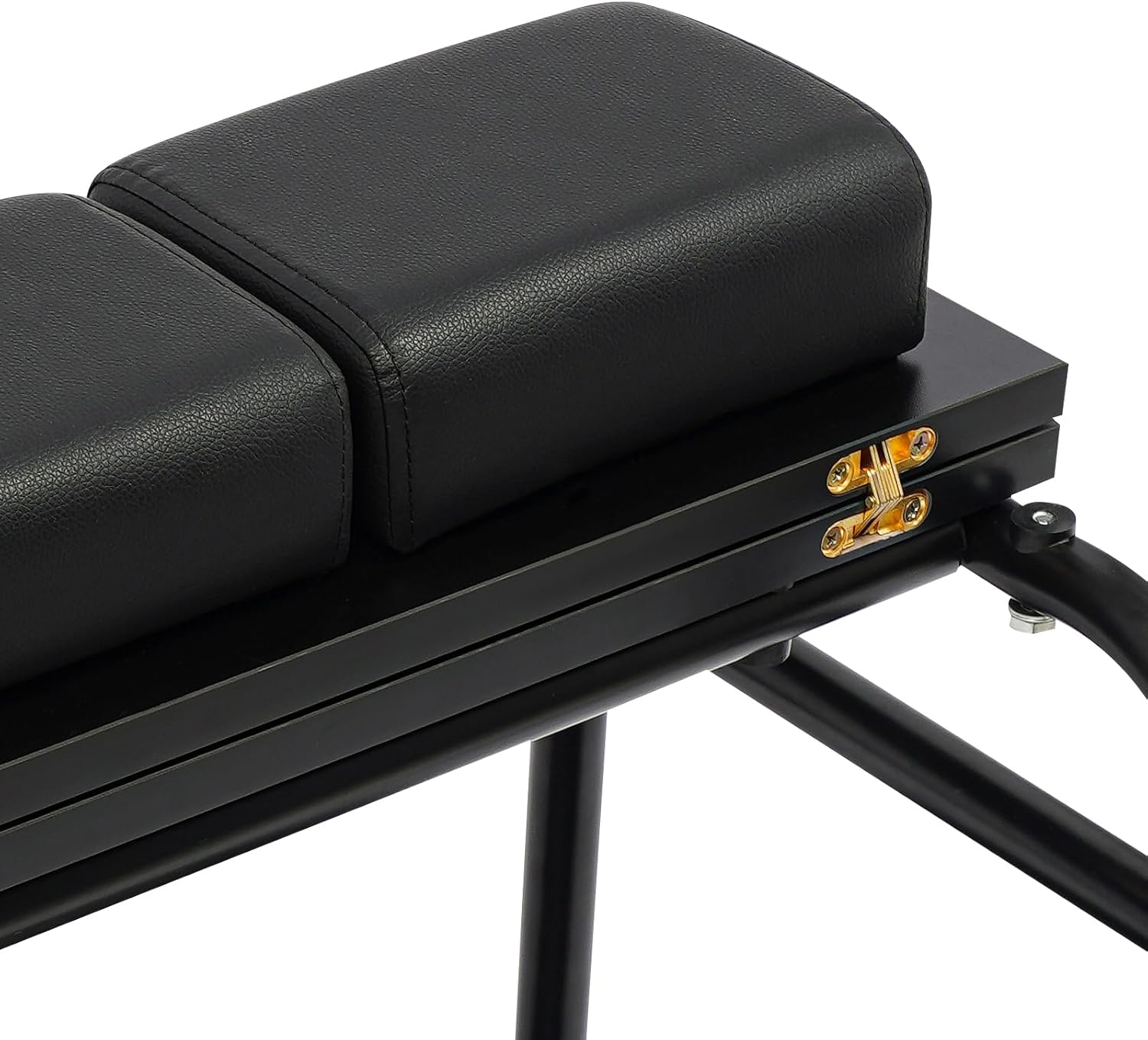 Pedicure Cart Foot Bath Trolley, Beauty Salon Nail Trolley Cart Portable Esthetician Rolling Cart Manicure Funiture Massage Stool Footrest Stand with PU Cushion & Locking Wheels for Spa Salons (Black)