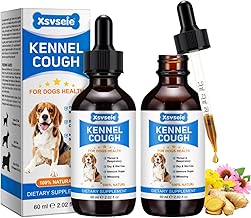 Cough Drops for Dogs 120ml - Herbal Supplement, Dry & Oily Cough Treatment, Respiratory Support, Immune Strengthening & Throat Protection, Kennel Cough (2Pcs)