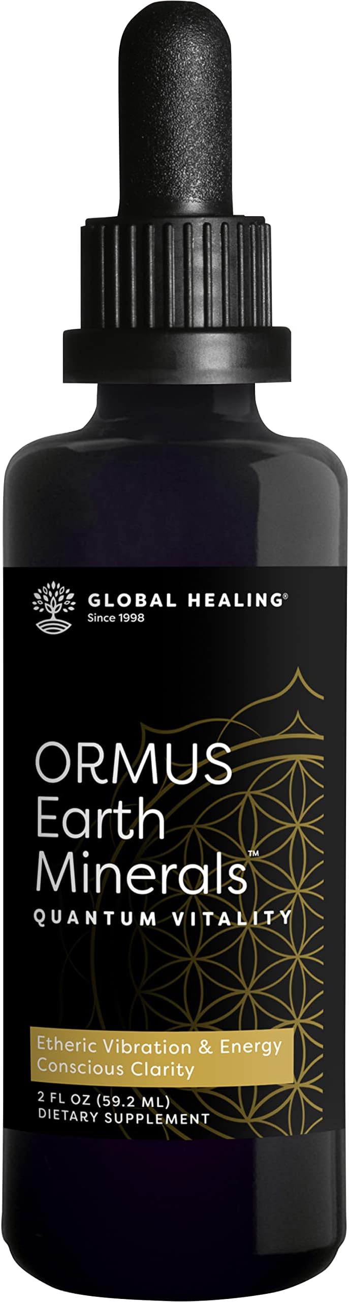 ORMUS Earth Minerals - Liquid Gold, Platinum, Iridium Blend for Lucid Dreaming, Quantum Vitality and Mindful Meditation - More Bioavailable Than Monoatomic Gold - 2 Fl Oz