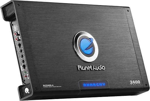 Planet Audio AC2400.4 4 Channel 2400 Output Full Range Car Amplifier