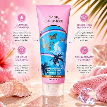 Pink Cashmere Ultimate Hydration Body Cream | 8 Oz