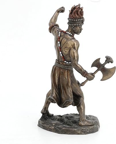 Miniatura 4 de Dios africano del rayo y la guerra Chango Shango Estatua Vudú Santeria