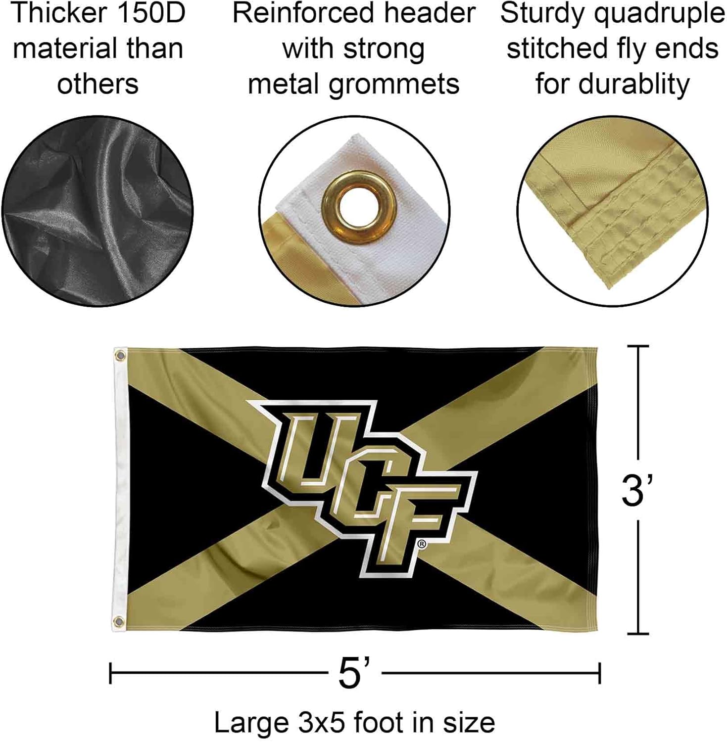 Central Florida Knights State of Florida Flag - Image 2