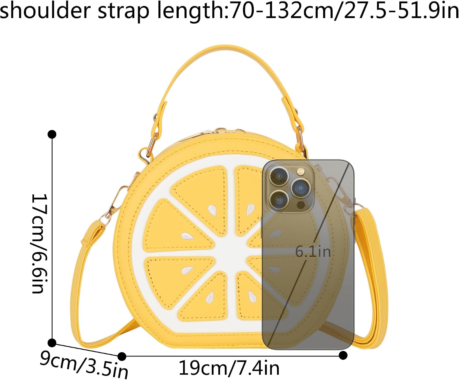 Goclothod Handbag Cute Fruit Crossbody Bag Weave Summer Beach Shoulder Bag