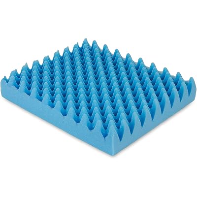 DMI Foam Waffle Cushion For Chair, Egg Crate Cushion Foam Seat Pad, Seat Cushion for Car, Office Chair or Wheelchair Cushion to Relieve Back, Tail Bone Pain, Sciatica, 18x16x4, Car Seat Cushion