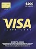 Visa Physical Gift Card $200 (plus $6.95 Purchase Fee)