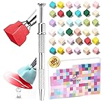 Beetles 150Pcs Soft Nail Sponges for Ombre, Colorful Nail Sponge with Grabbing Pen, Blooming Nails Art Brushes, Gradient Manicure DIY Tools, Professional Accessories Supplies for Home and Salon Use