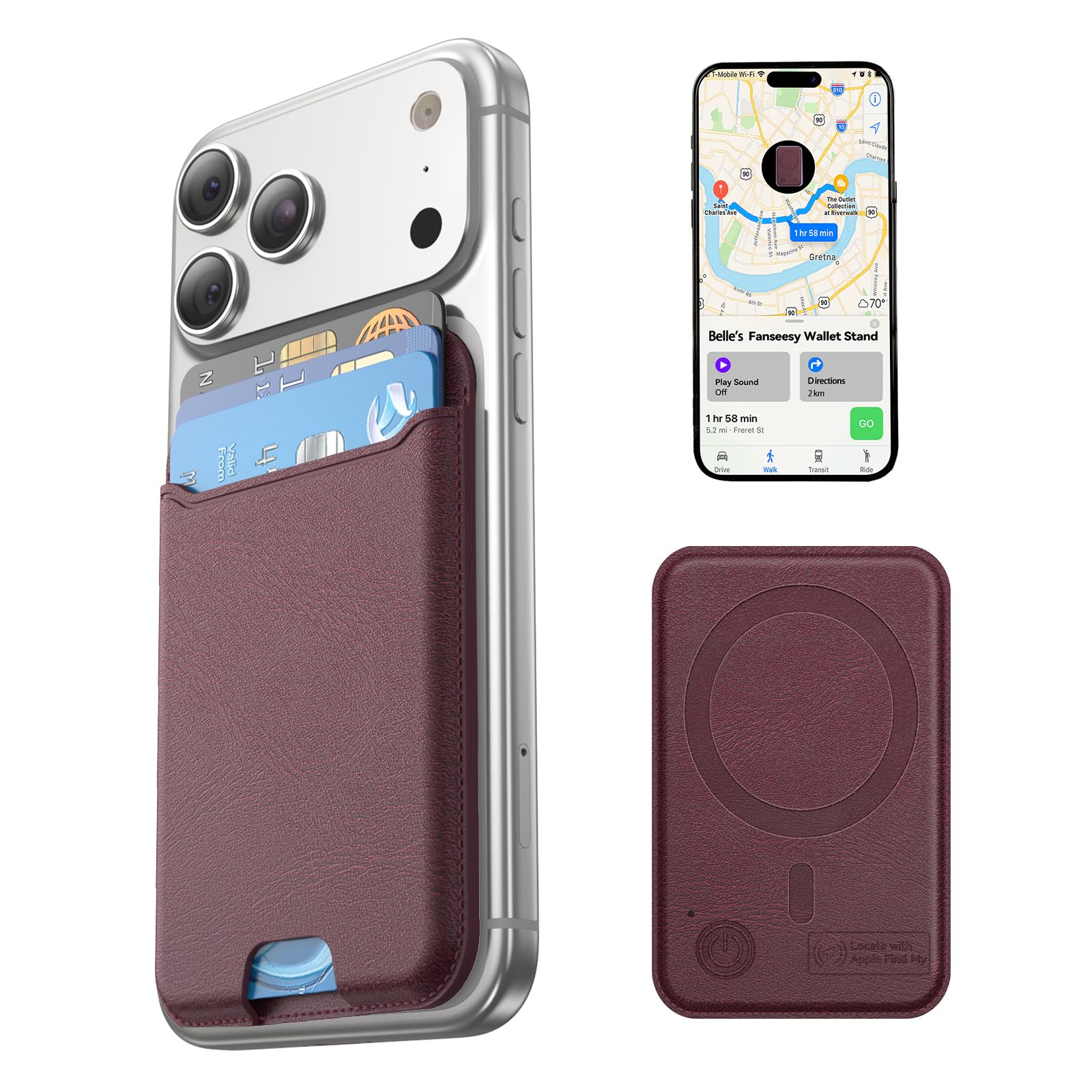 Magnetic Wallet Red Wine-image-14