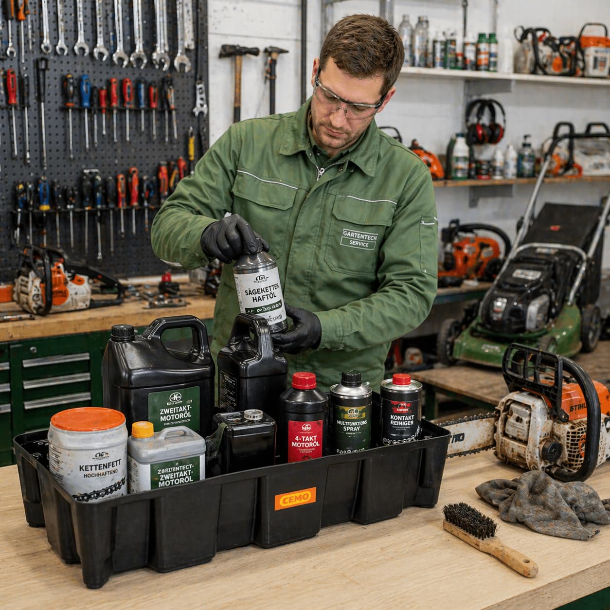 CEMO PE-Auffangwanne 35 HD, schwarz, 35 L