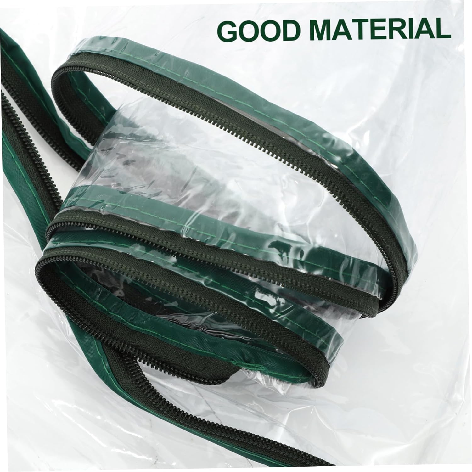 1.8m Garden Plant Protective Cover Mini PVC Greenhouse with Zipper Door for Outdoor Use Durable and Lightweight for Growing Flowers and Vegetables Frame Not Included