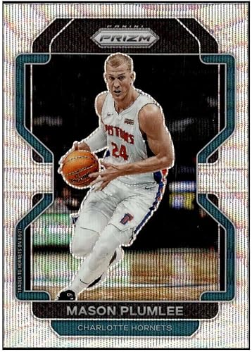 Mason Plumlee 2021-22 Panini Prizm Prizms Silver Wave 221 NM-MT NBA Basketball Hornets