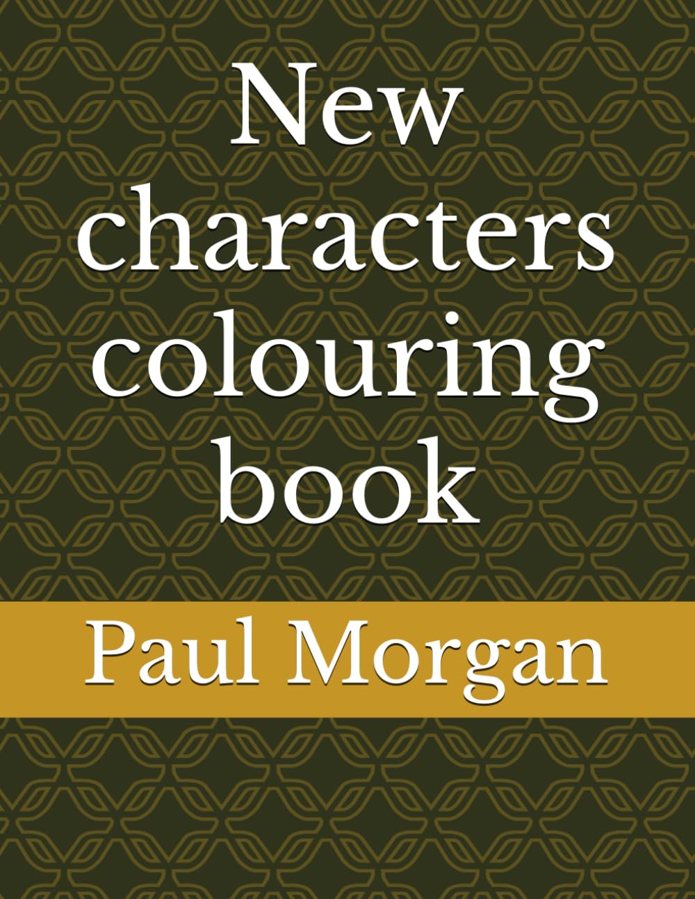New characters colouring book