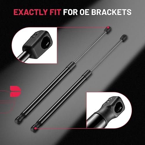 Vista 129 de BDFHYK C16-15208 - Amortiguadores de gas de 12 pulgadas, 20 libras (89N), soporte de elevación para Leer are Camper, cubierta de ventana trasera