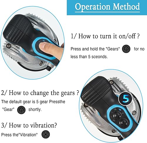 Miniatura 5 de Máquina herramienta de vibración de azulejos la solución definitiva para la instalación de azulejos, 16.8V 10000mAh 18000rmin