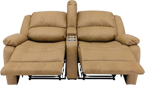 Miniatura 105 de RecPro Charles Collection sofá doble de 67 pulgadas con respaldo reclinable para caravana o cámper, mueble, sillón doble