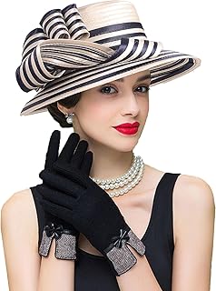 Women Derby Church Dress Fascinator Wide Brim Hats 1920s Vintage Tea Party Wedding Cloche