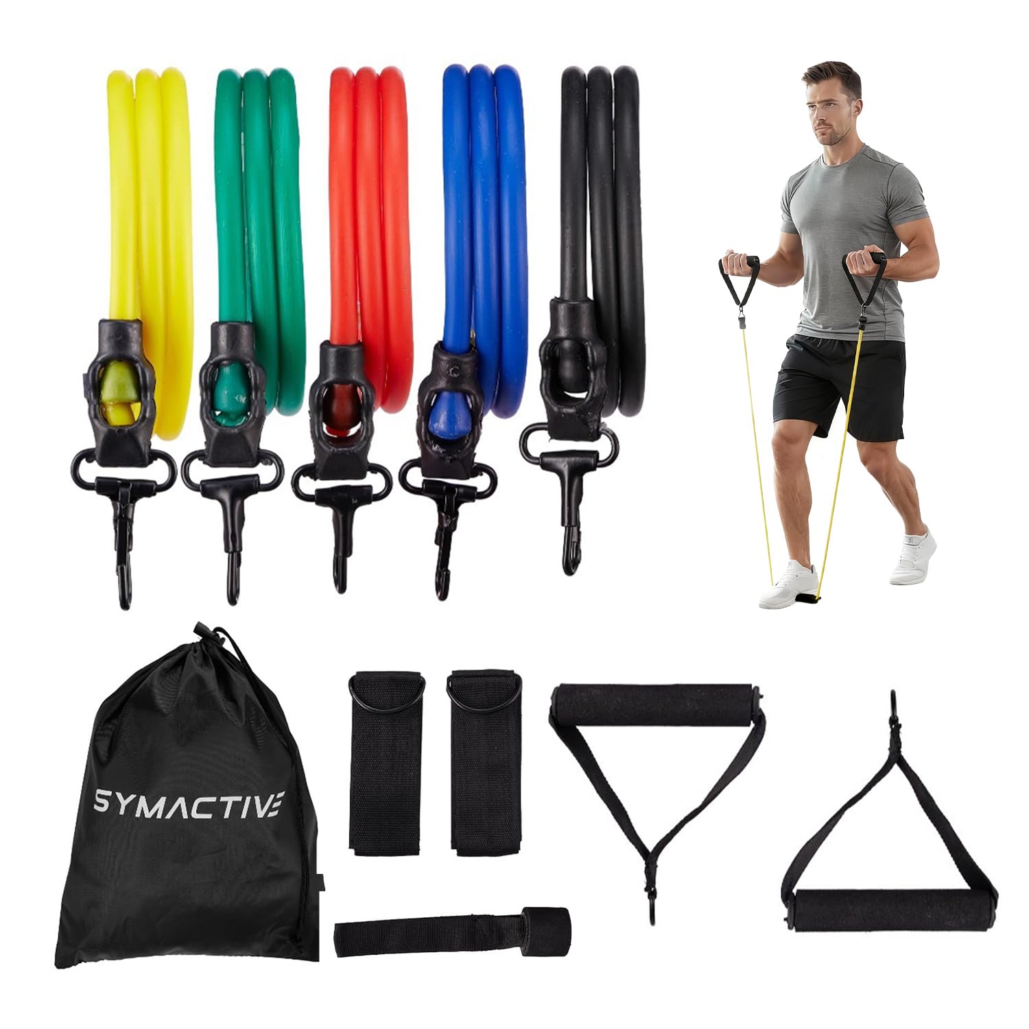 Amazon Brand - Symactive Resistance Bands with Doo-picture-22