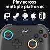gizala Wireless Game Controller Gamepad Hall Effect Triggers Joystick Game Controller Switch 2 / Switch/PC/Steam/Android/IOS (Black)