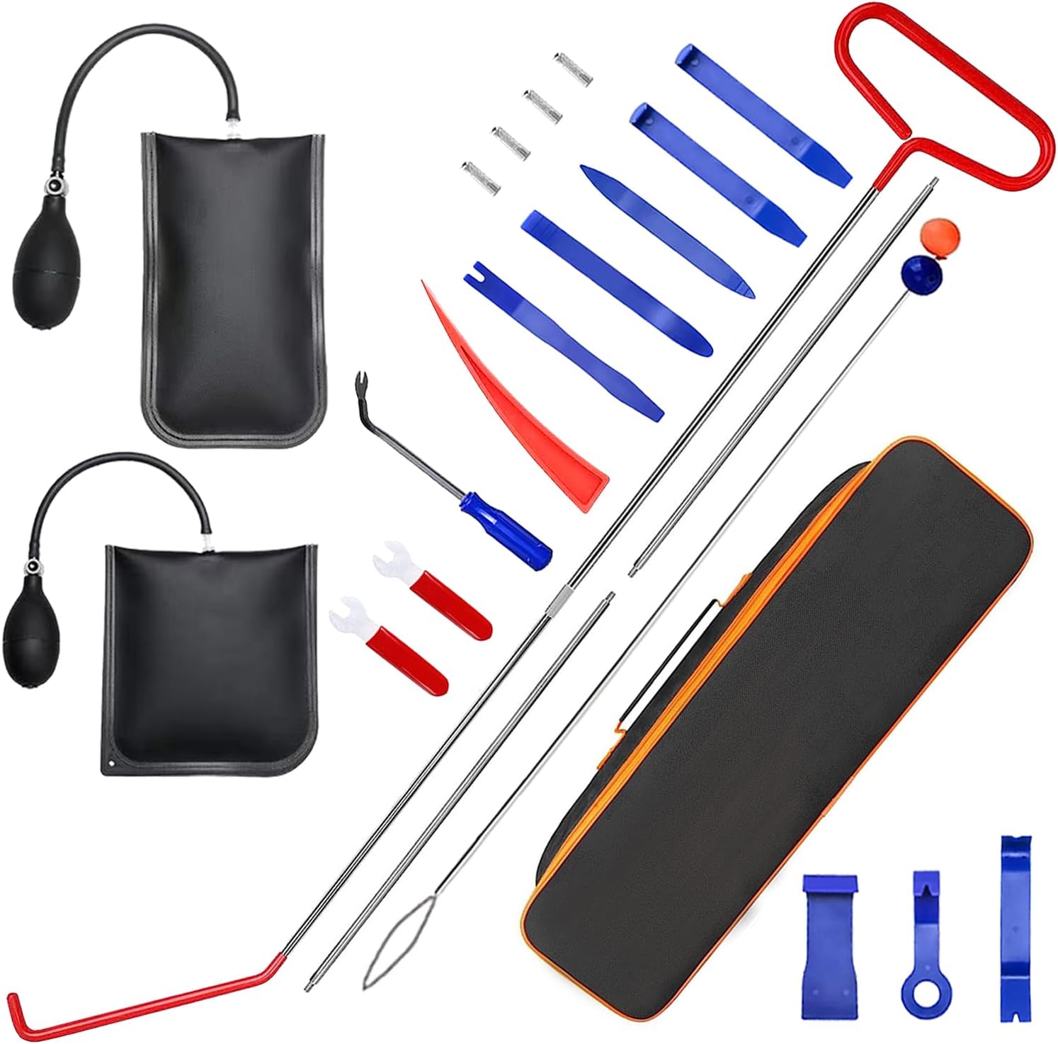 XSBAIHUO 25PCS Car Tool Kit - Emergency Essential Automotive Tool Kit