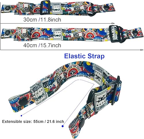 Miniatura 5 de Correa ajustable para la cabeza y cable de alimentación de 11.8 in para gafas DJI FPV V2, repuesto de cable de carga de alimentación y correa para