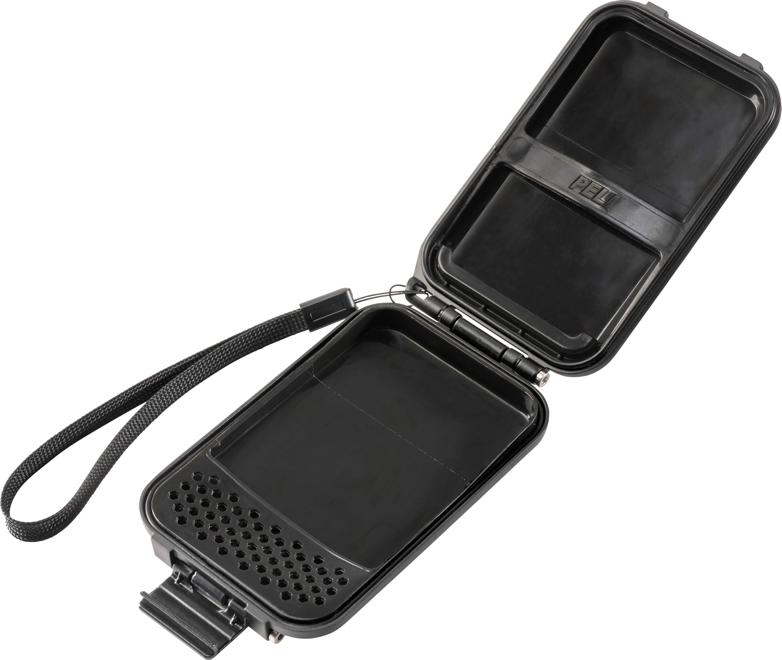 PELI Portfel z polem RF G5, anty-RFID, z ochroną przed hakowaniem i standardem wodoszczelności IP67, wyprodukowano w USA, Kolor: Czarny