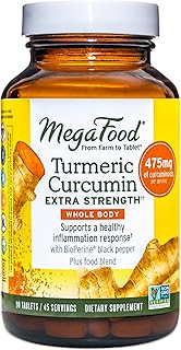 Sponsored Ad - MegaFood Turmeric Curcumin Extra Strength - Whole Body Supplement to Support Healthy Inflammation Response ...