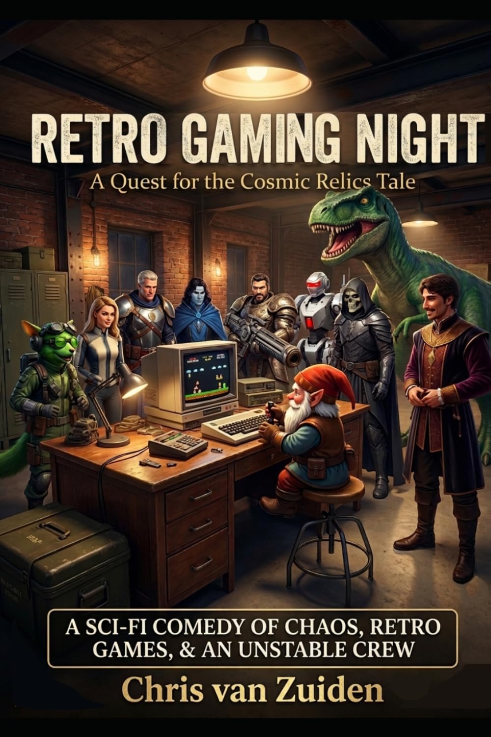 Retro Gaming Night: A Sci-Fi Comedy of Chaos, Retro Games, & an Unstable Crew (The Quest for the Cosmic Relics)