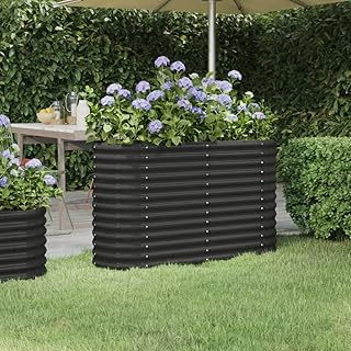 SKM Garden Raised Bed Powder-Coated Steel 44.9