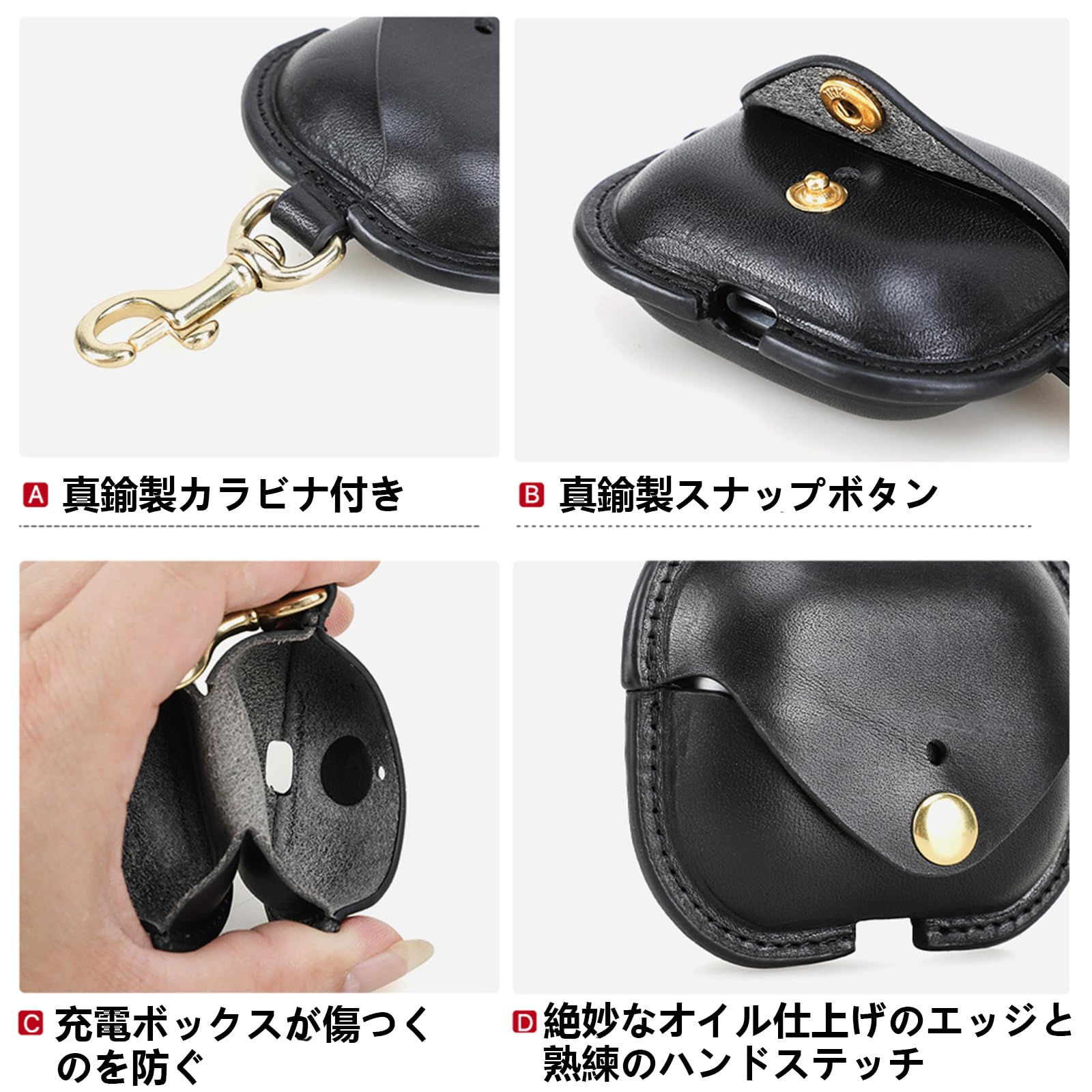 Amazon | Contact's family Galaxy Buds 3/Buds 3 Pro 用 本革 ケース