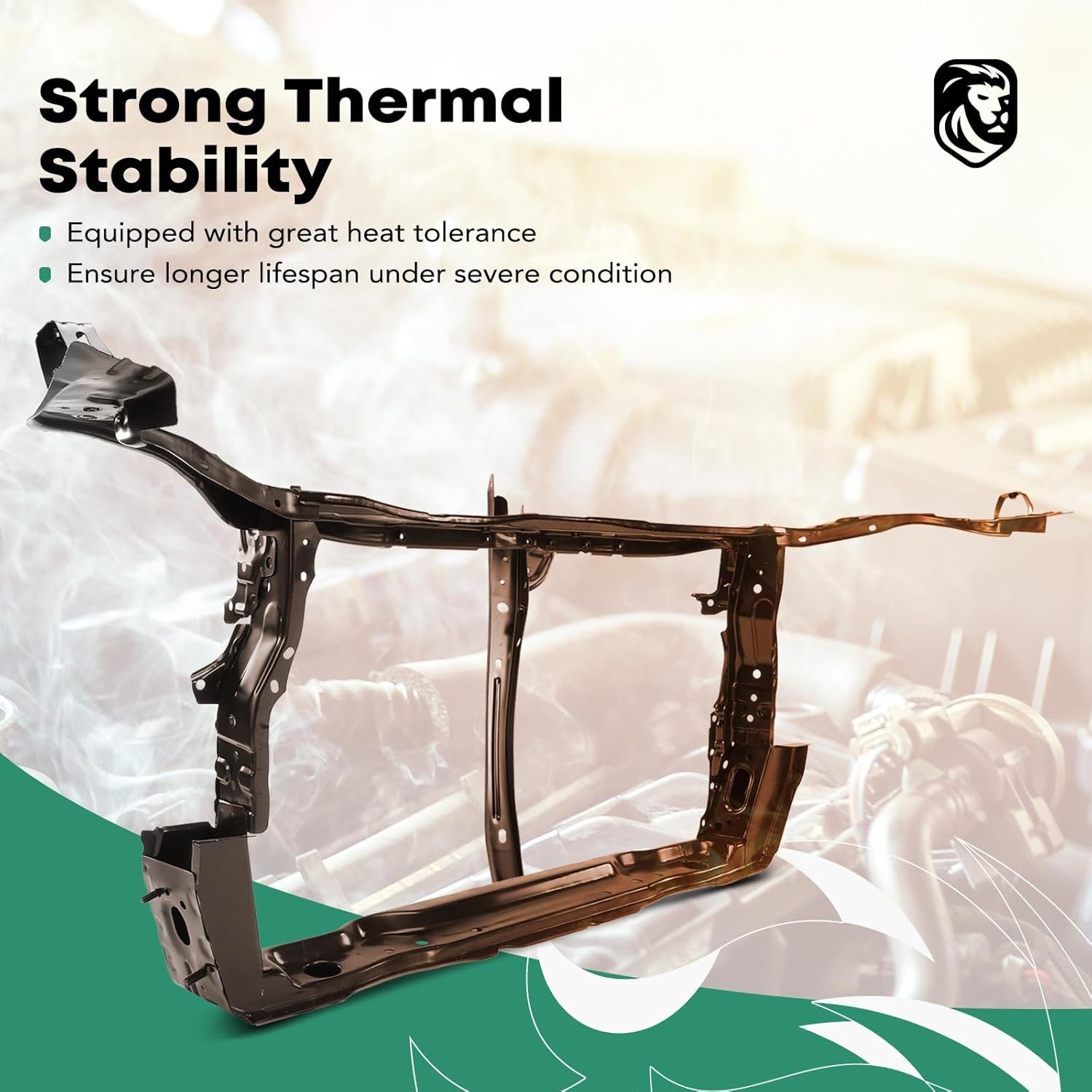 YHTAUTO Radiator Support Bracket Frame Compatible with 2015 2016 2017 Toyota Camry, Radiator Core Support Assembly